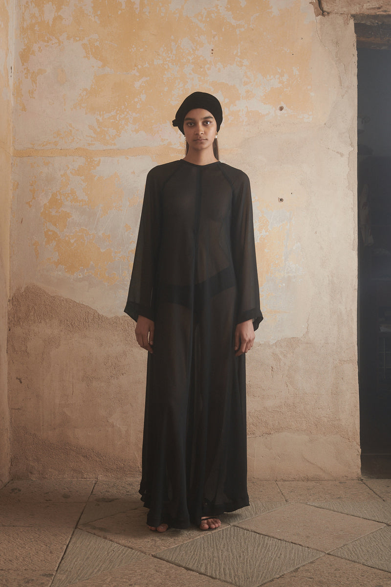 Idris Dress in Black - Desert Paris