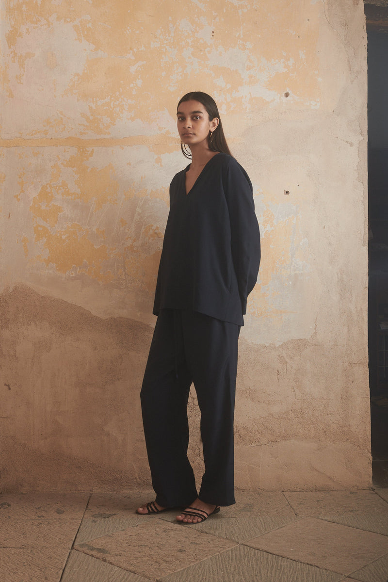 Inés Shirt in Midnight - Desert Paris