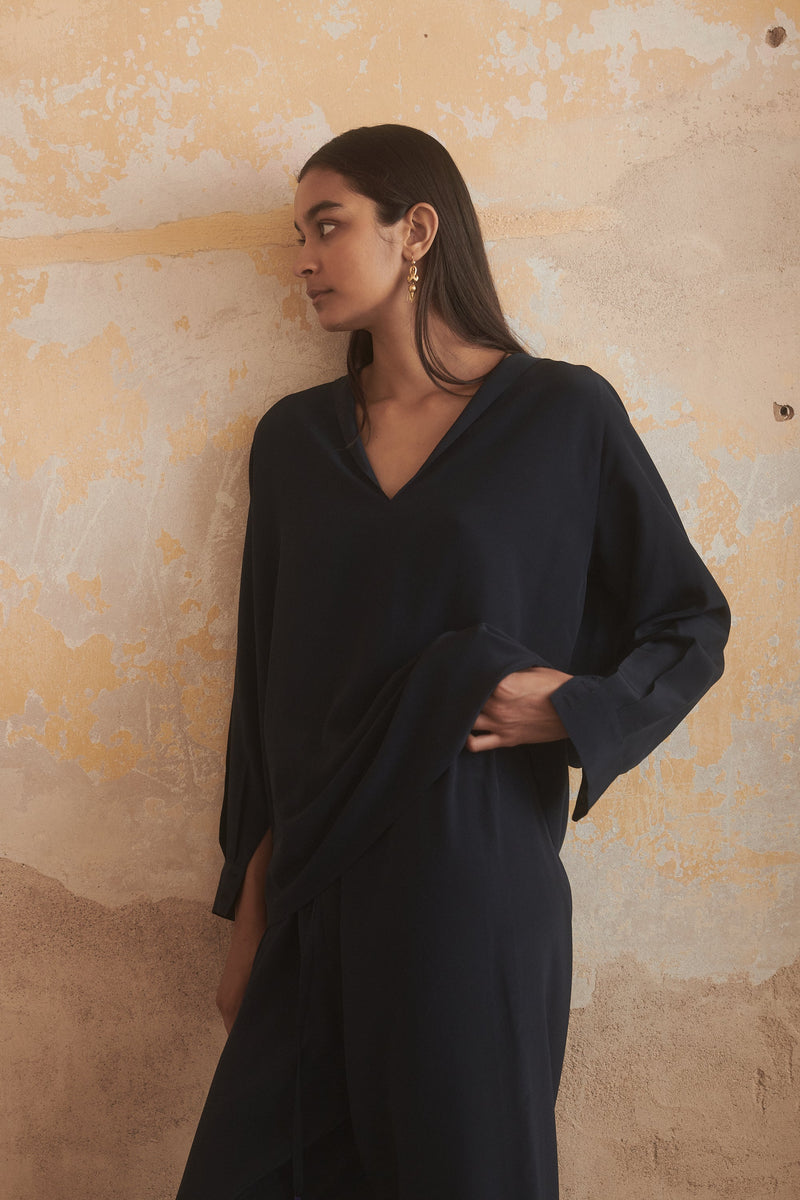 Inés Shirt in Midnight - Desert Paris