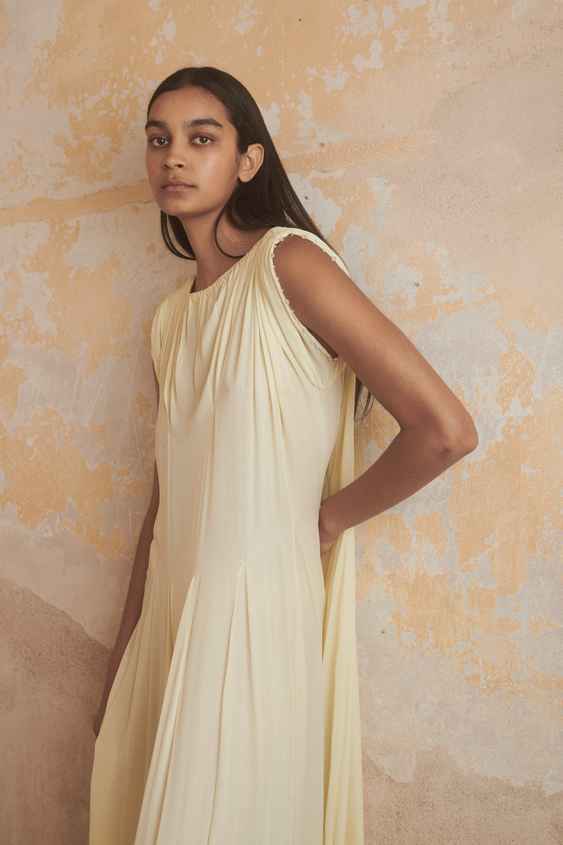 Lounés Caftan in Citrine - Desert Paris