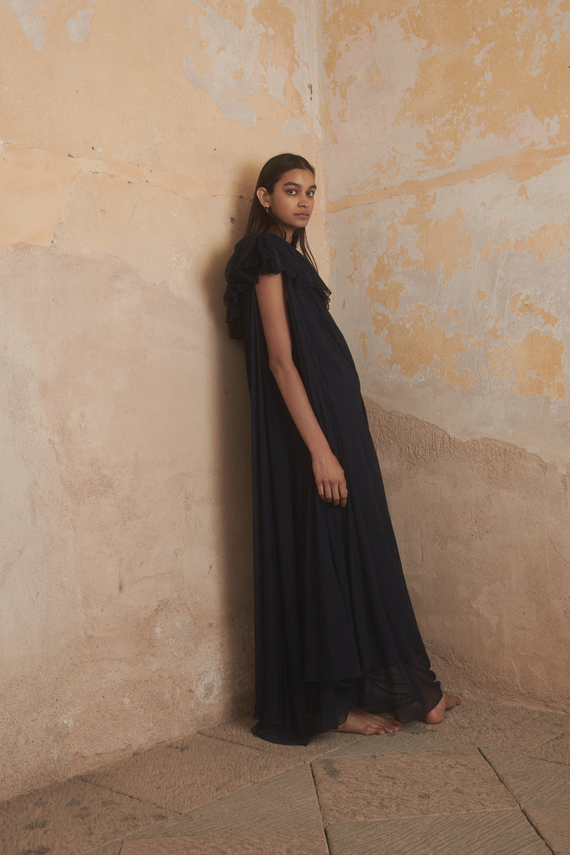 Petra Dress in Midnight - Desert Paris