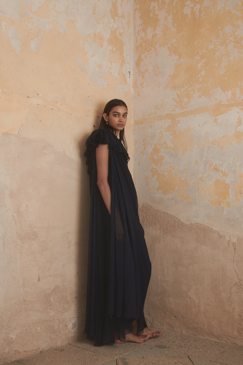Petra Dress in Midnight - Desert Paris