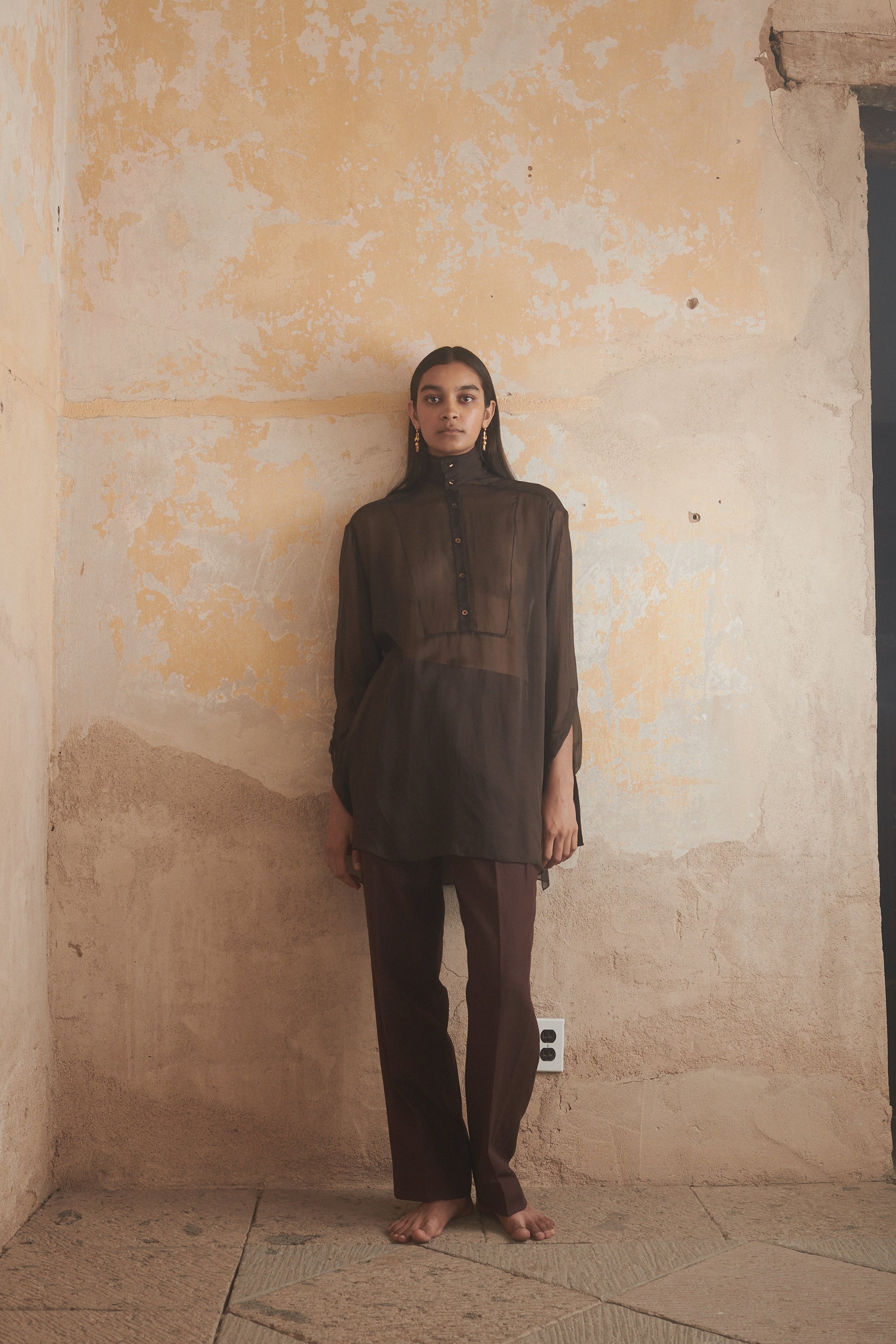 Cyra Shirt in Arabica - Ténéré