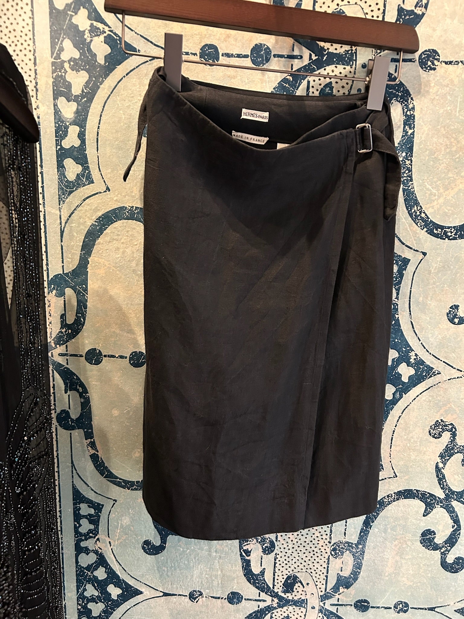 Hermes Margiela linen skirt - Desert Paris
