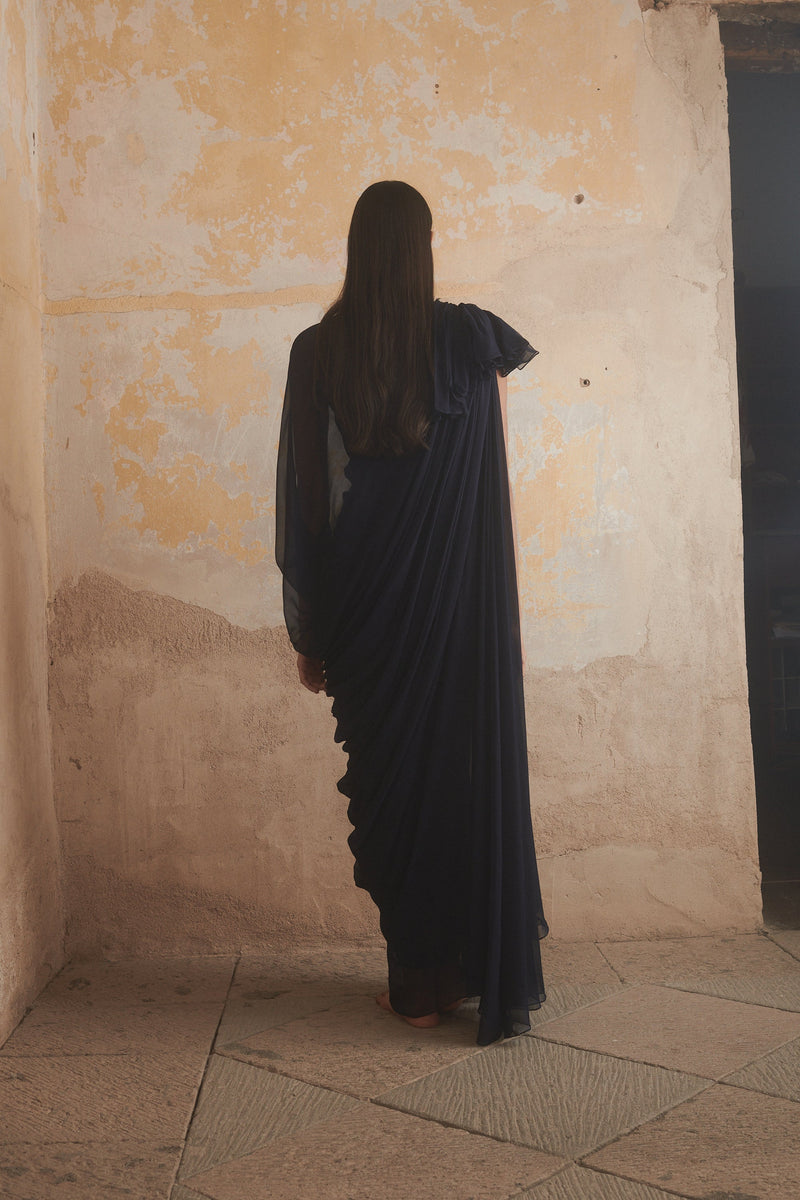 Petra Dress in Midnight - Ténéré